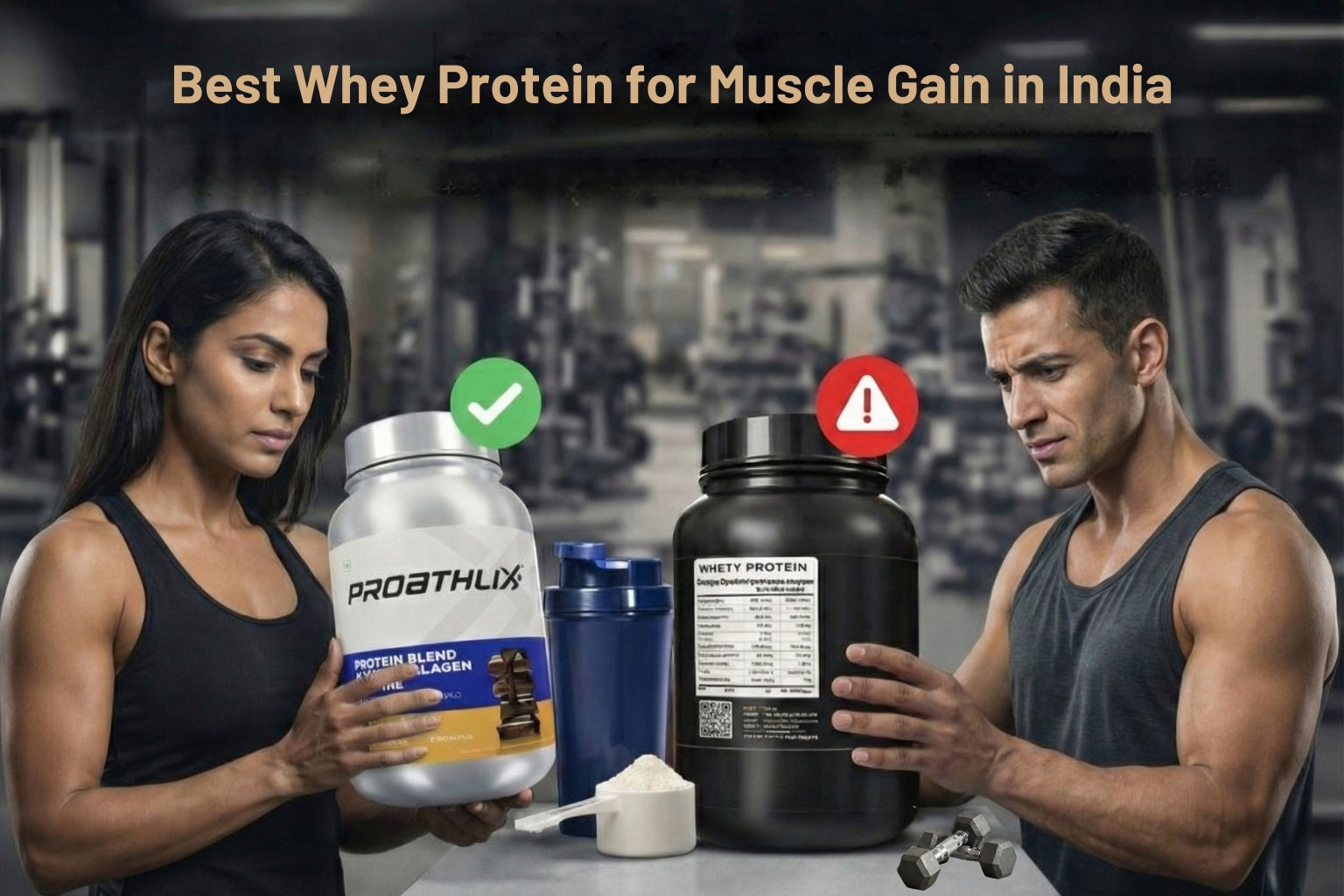 Best Whey Protein for Muscle Gain in India