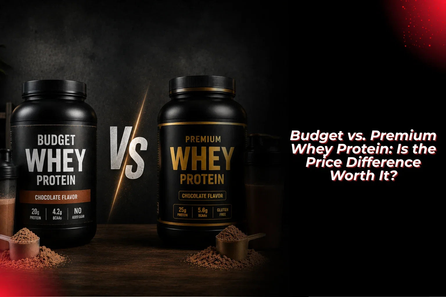 Budget vs. Premium Whey Protein: Is the Price Difference Worth It? - proathalix