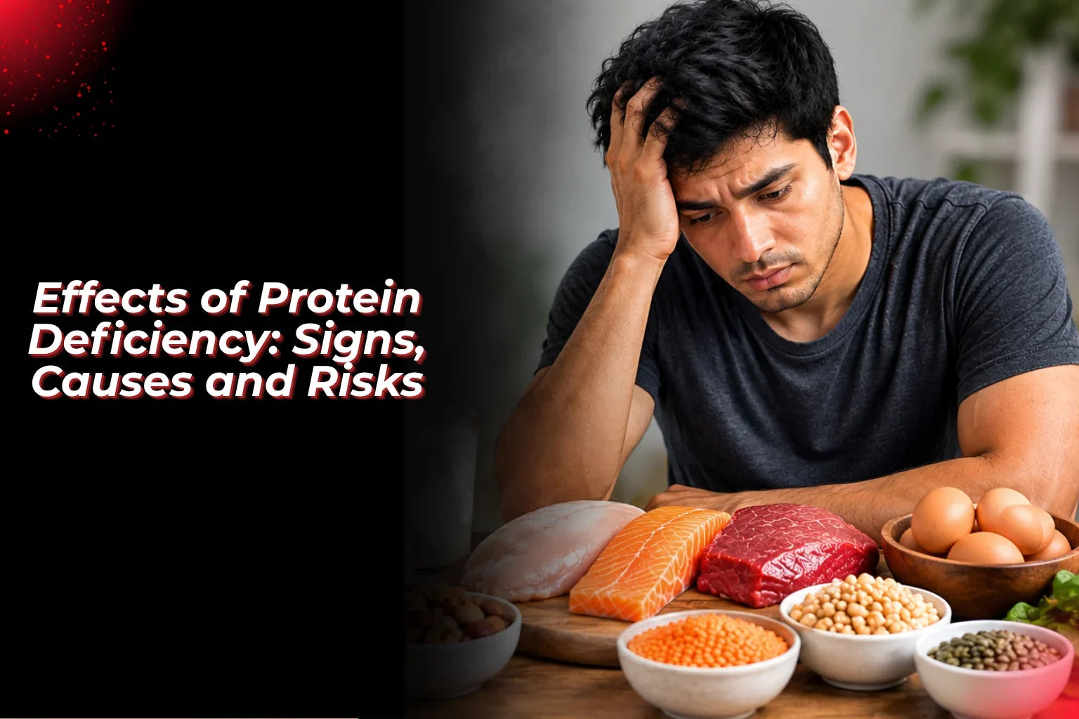 Effects of Protein Deficiency Signs, Causes and Risks - proathlix
