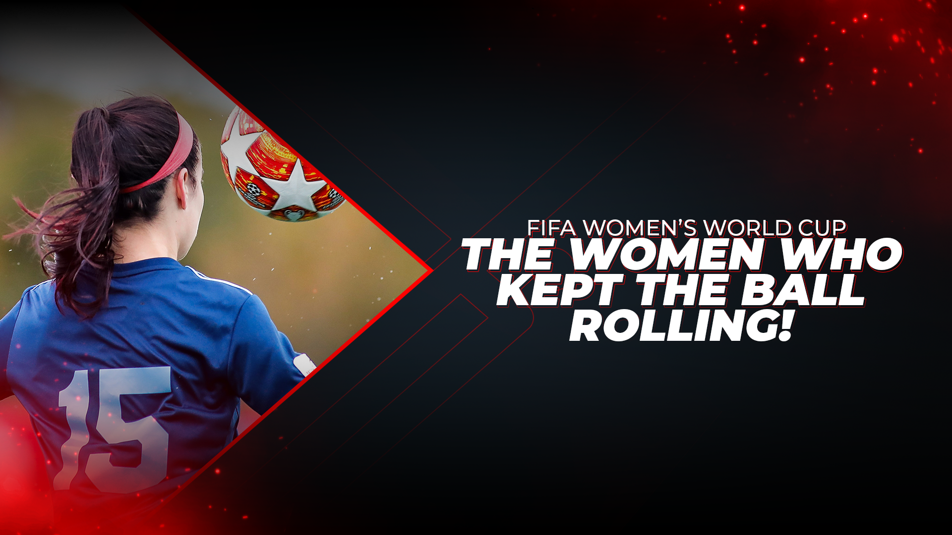 women hit ball