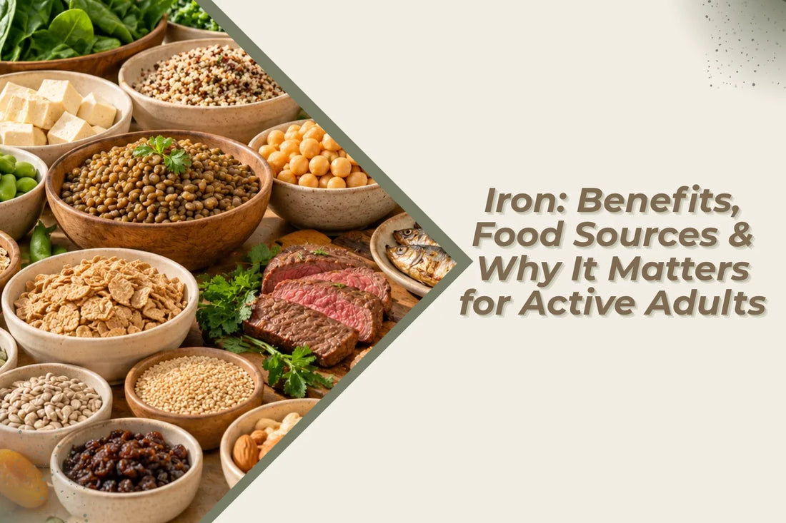 Iron: Benefits, Food Sources & Why It Matters for Active Adults