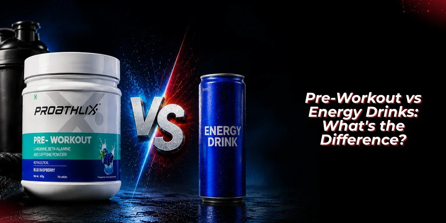 Pre-Workout vs Energy Drinks What's the Difference? - proathlix