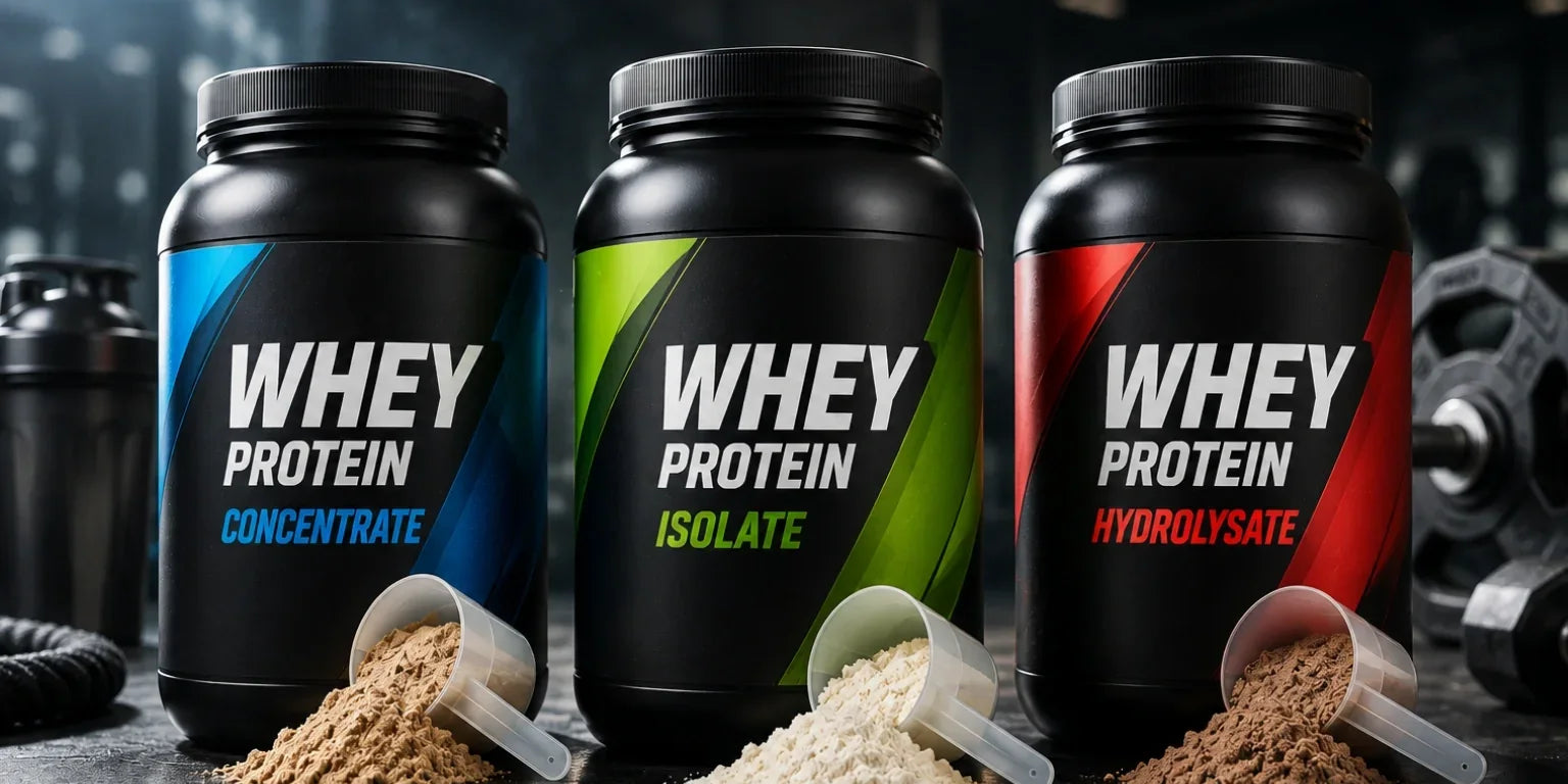 Whey Protein Showdown 2026: Concentrate vs Isolate vs Hydrolysate - proathlix