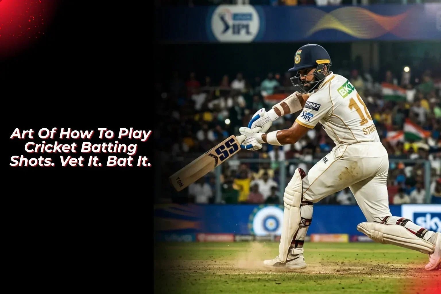 Art Of How To Play Cricket Batting Shots. Vet It. Bat It. - Proathlix