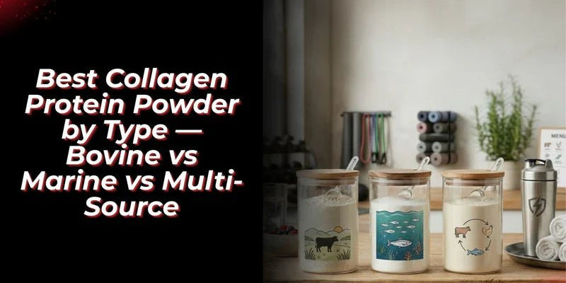 Best Collagen Protein Powder by Type — Bovine vs Marine vs Multi-Source - Proathlix