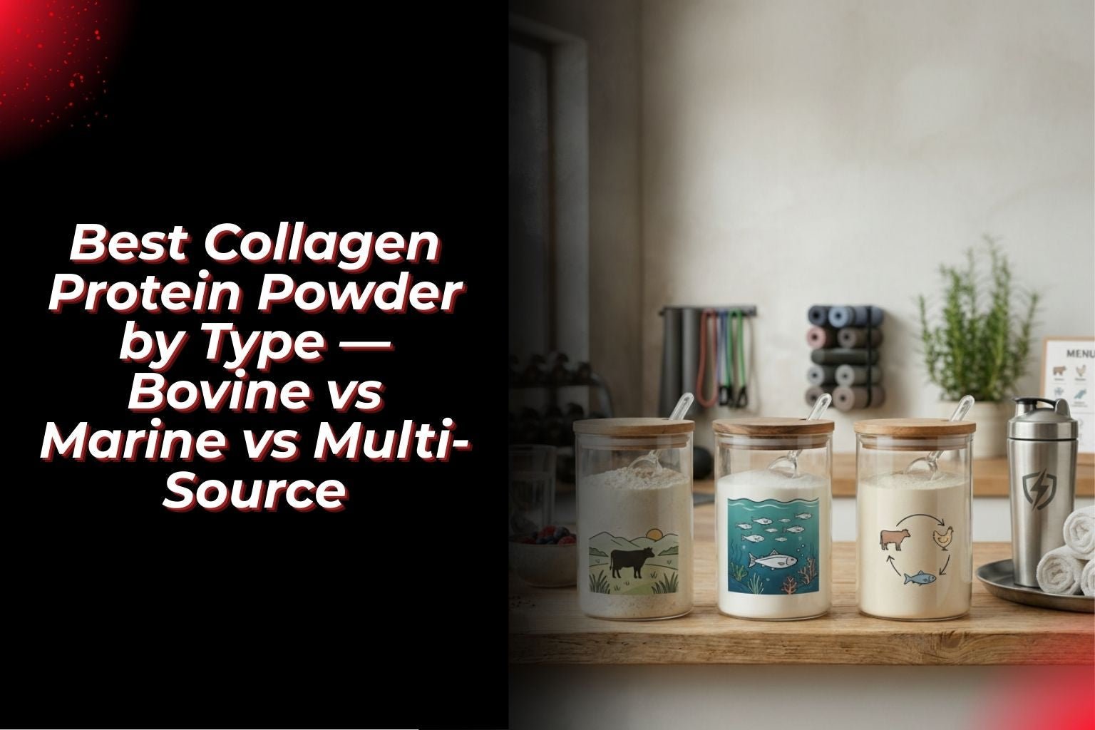 Best Collagen Protein Powder by Type — Bovine vs Marine vs Multi-Source - Proathlix