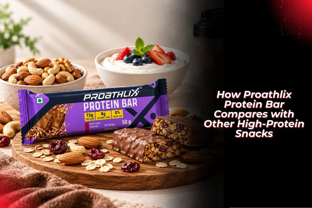 How Proathlix Protein Bar Compares with Other High-Protein Snacks - Proathlix