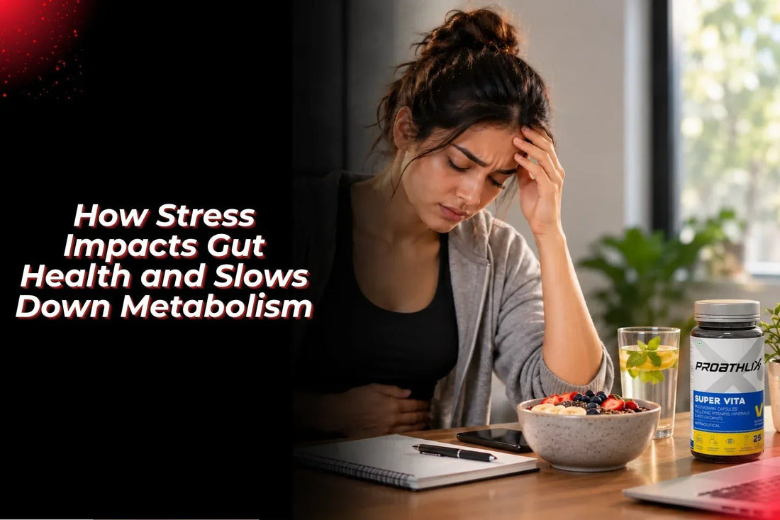 How Stress Impacts Gut Health and Slows Down Metabolism - Proathlix
