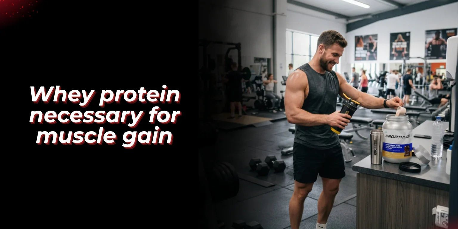 Is whey protein necessary for muscle gain? - Proathlix