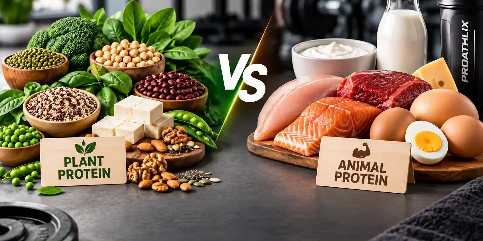 Plant Protein vs Animal Protein: Which Is Better for Muscle Building? - Proathlix