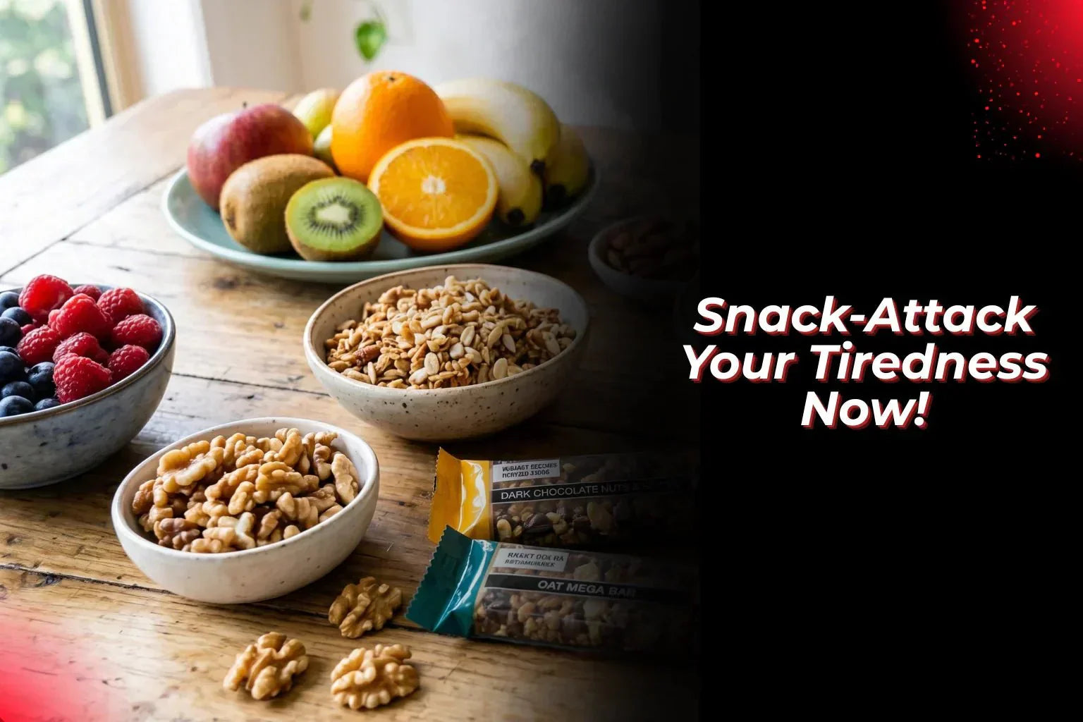 Snack-Attack Your Tiredness Now! - Proathlix