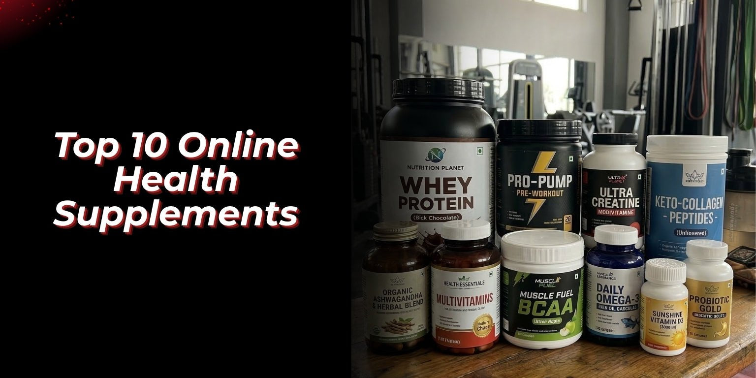 Top 10 Online Health Supplements Indians Are Searching For - Proathlix