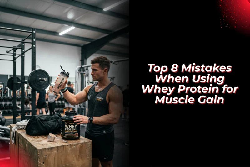 Top 8 Mistakes When Using Whey Protein for Muscle Gain (And How to Fix Them) - Proathlix