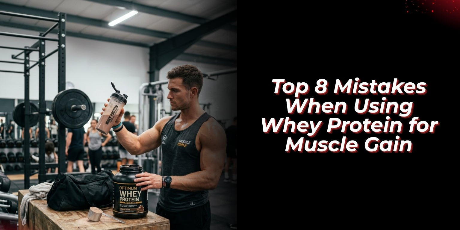 Top 8 Mistakes When Using Whey Protein for Muscle Gain (And How to Fix Them) - Proathlix