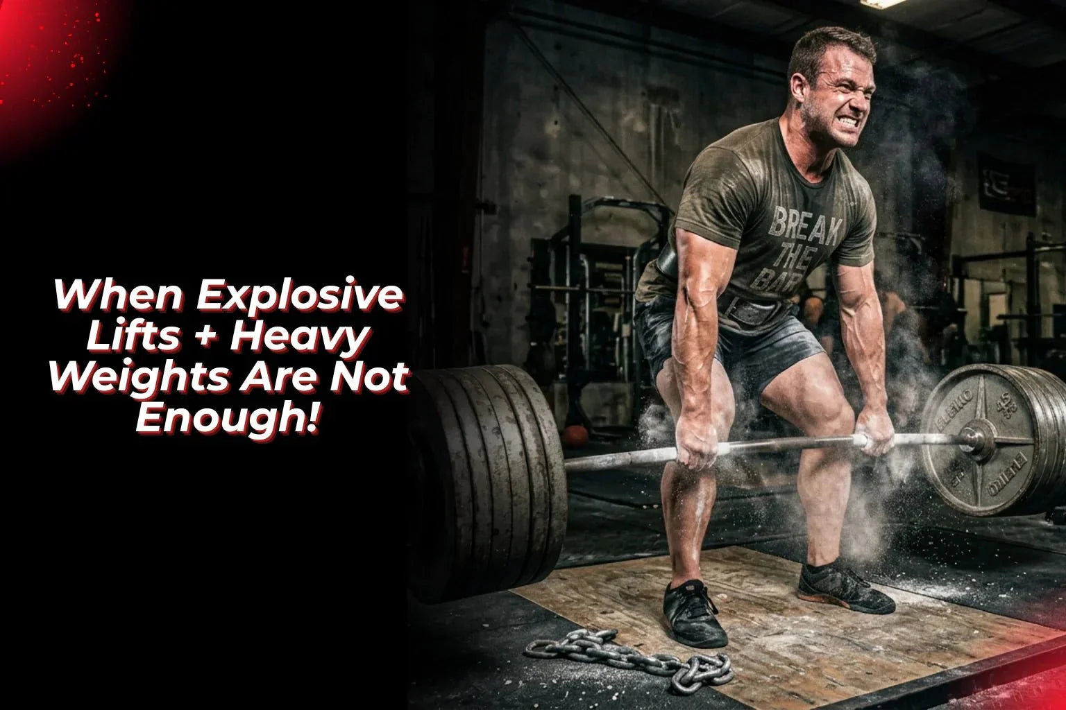 When Explosive Lifts + Heavy Weights Are Not Enough! - Proathlix