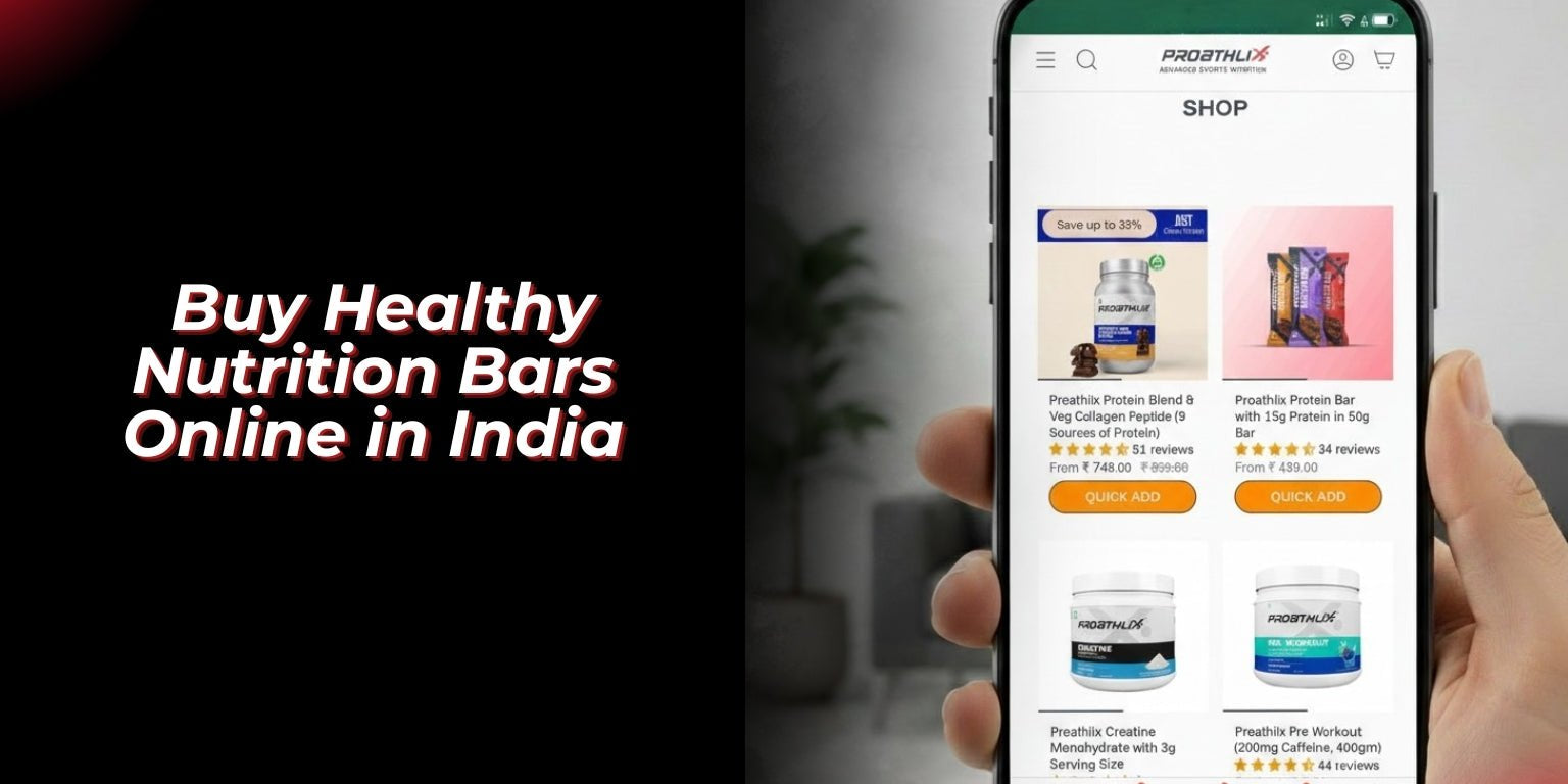Where to buy healthy nutrition bars online in India? - Proathlix