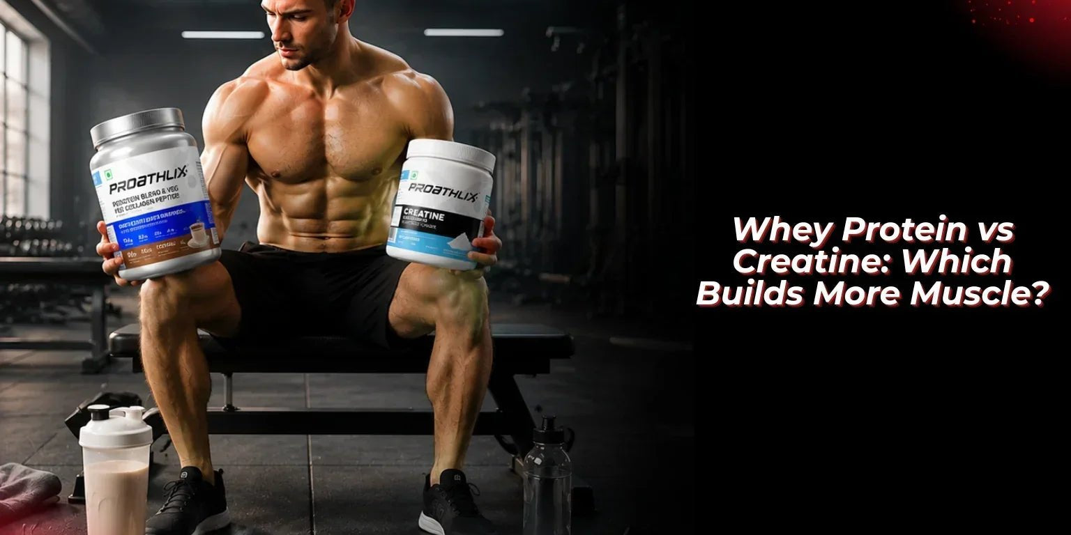 Whey Protein vs Creatine: Which Builds More Muscle? - Proathlix