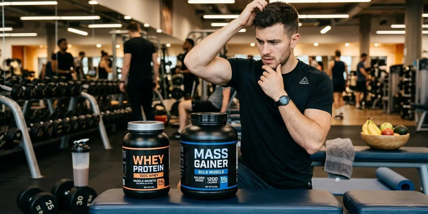 Which Is Better for Weight Gain: Whey Protein or Mass Gainer? - Proathlix