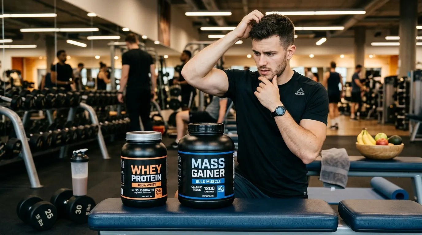Which Is Better for Weight Gain: Whey Protein or Mass Gainer? - Proathlix