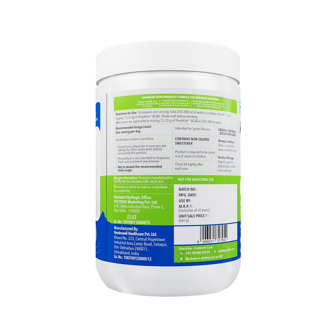 Proathlix BCAA Supplement with Glutamine, Taurine & Minerals