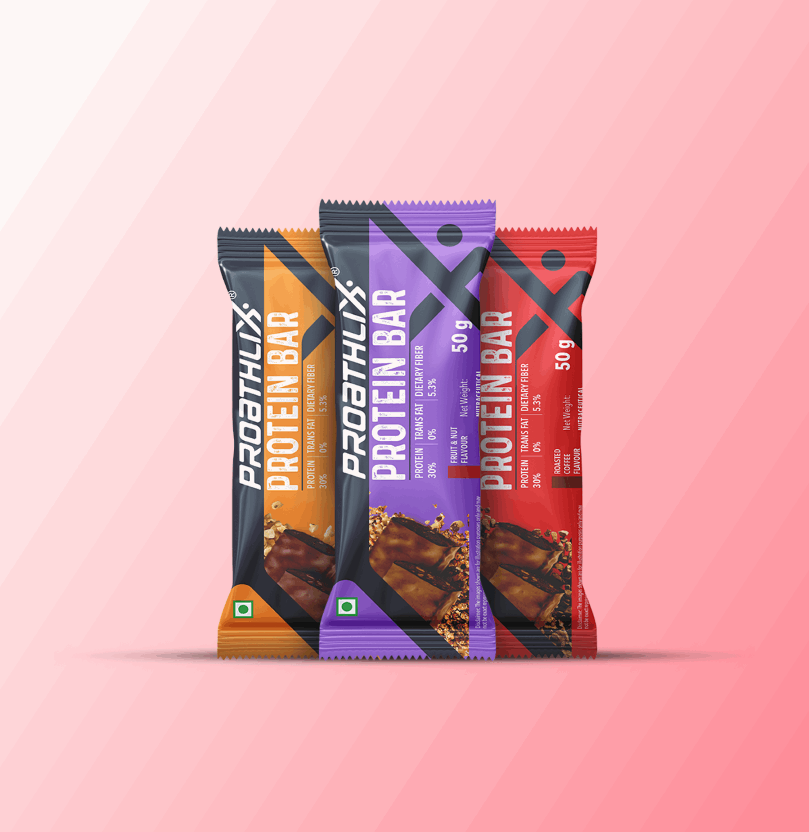 Proathlix Protein Bar with 15g Protein in 50g Bar