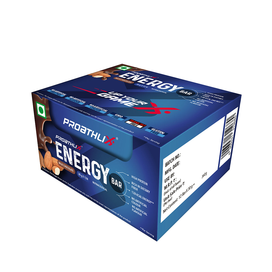 Proathlix Energy Bar (Pack of 12)