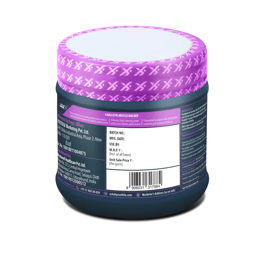 Proathlix Creatine Monohydrate