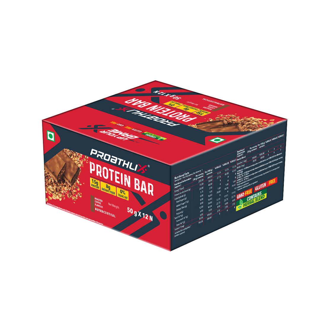 Proathlix Protein Bar with 15g Protein in 50g Bar