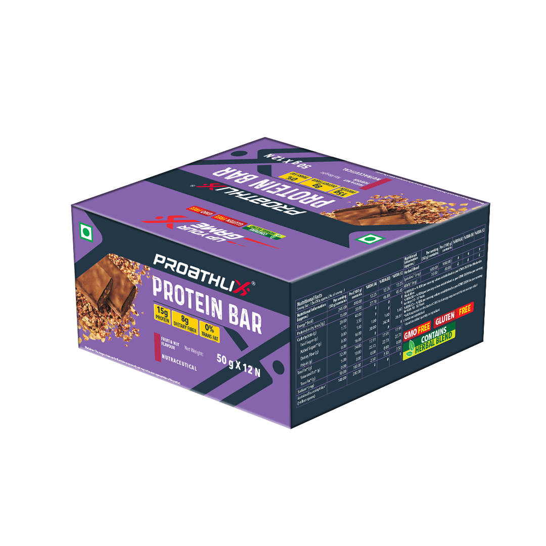 Proathlix Protein Bar with 15g Protein in 50g Bar
