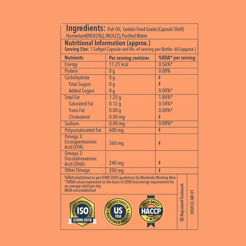 Proathlix Omega 3 Double Strength