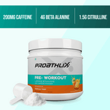 Proathlix Pre Workout (200mg Caffeine, 400gm)