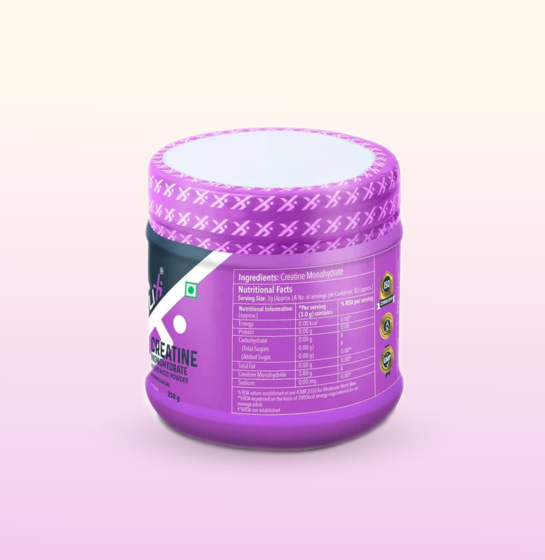 Proathlix Creatine Monohydrate with 3g Serving Size