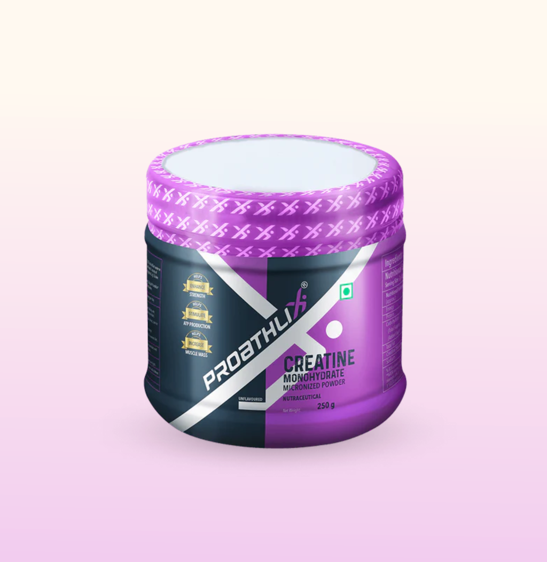 Proathlix Creatine Monohydrate with 3g Serving Size