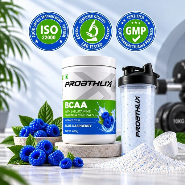 Proathlix BCAA - The Best BCAA(Branched Chain Amino Acid) Supplement with Glutamine, Taurine & Minerals - Proathlix