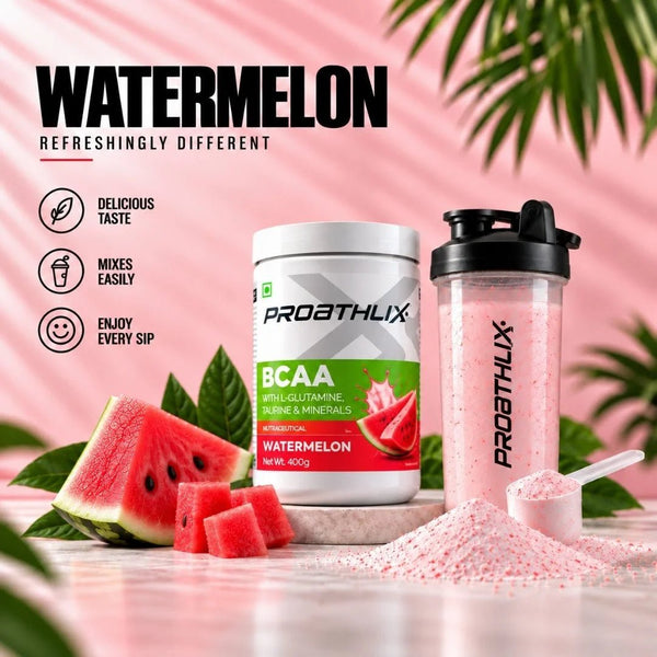 Proathlix BCAA - The Best BCAA(Branched Chain Amino Acid) Supplement with Glutamine, Taurine & Minerals - Proathlix