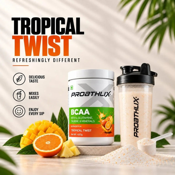 Proathlix BCAA - The Best BCAA(Branched Chain Amino Acid) Supplement with Glutamine, Taurine & Minerals - Proathlix