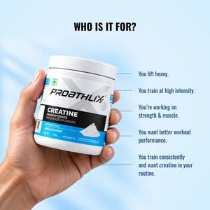 Proathlix Creatine Monohydrate with 3g Serving Size - Proathlix