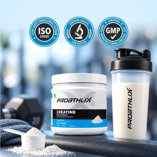 Proathlix Creatine Monohydrate with 3g Serving Size - Proathlix