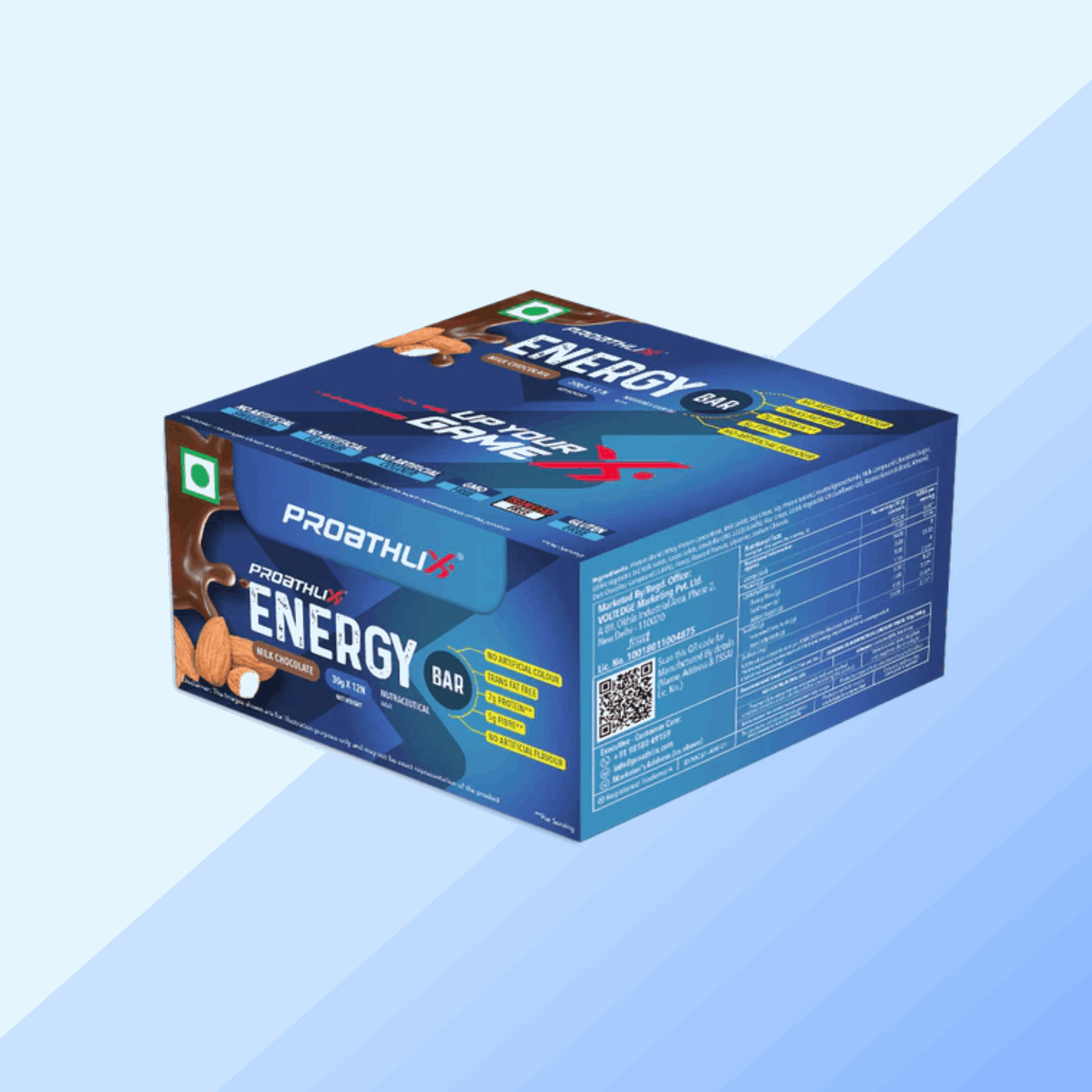 Proathlix Energy Bar | 7g Protein (Pack of 12) - Proathlix