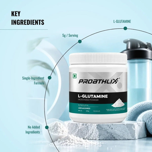 Proathlix L-Glutamine with 5g Glutamine - Proathlix