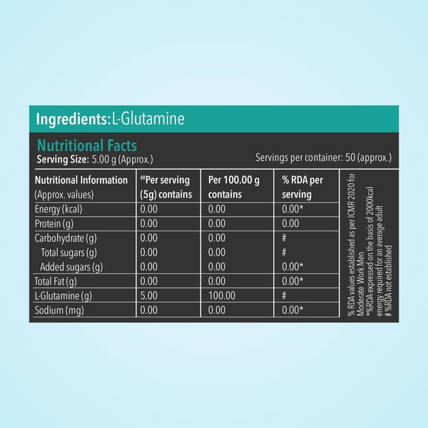 Proathlix L-Glutamine with 5g Glutamine (Copy) - Proathlix