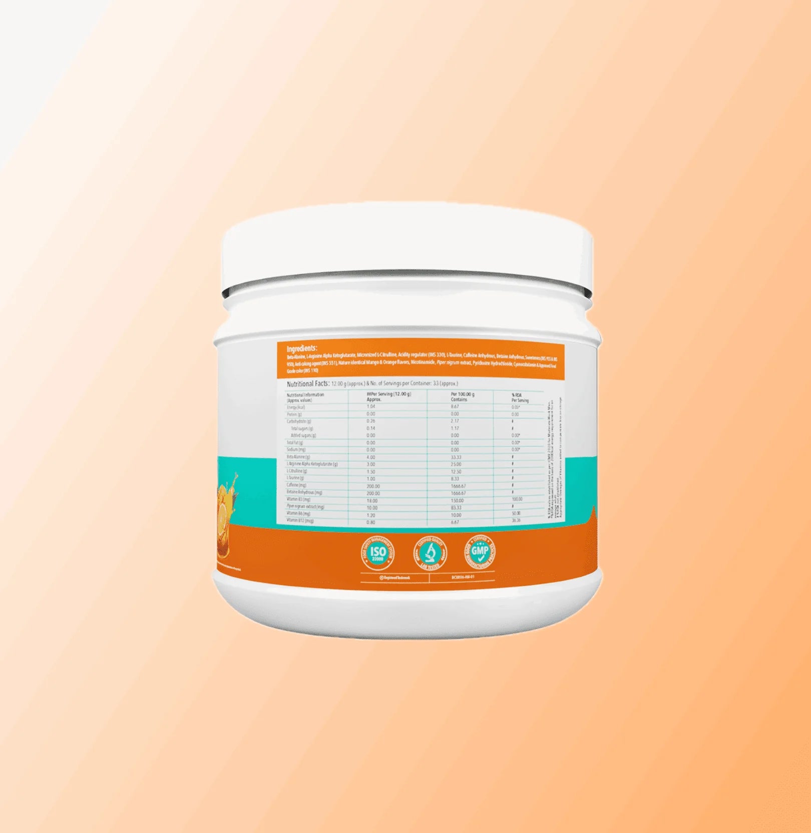 Proathlix Pre Workout (200mg Caffeine, 400gm) - Proathlix