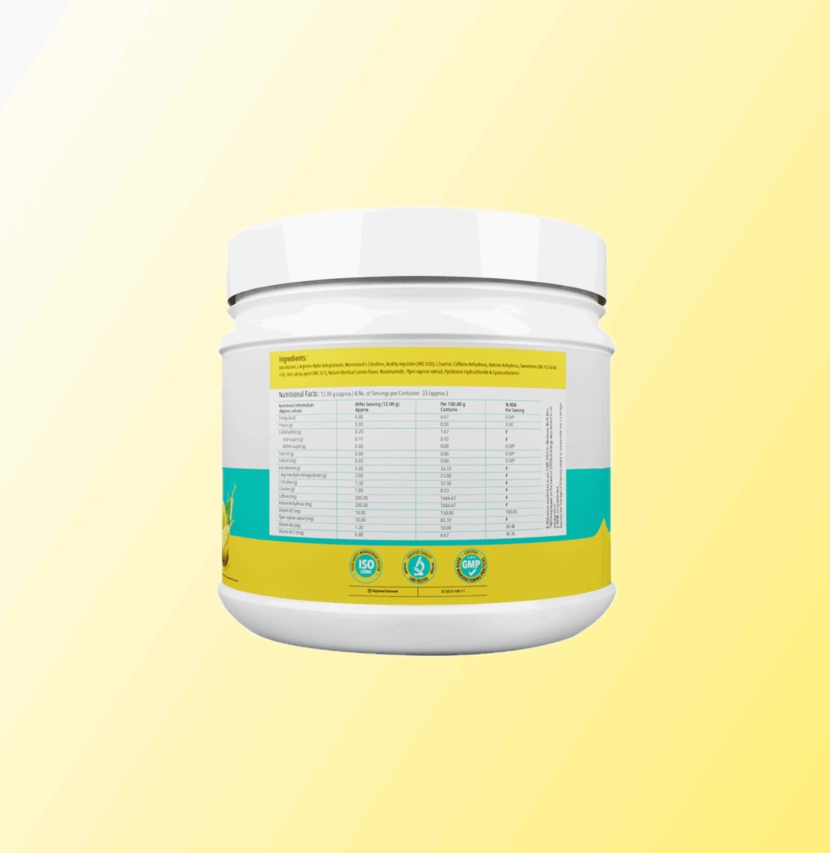 Proathlix Pre Workout (200mg Caffeine, 400gm) - Proathlix