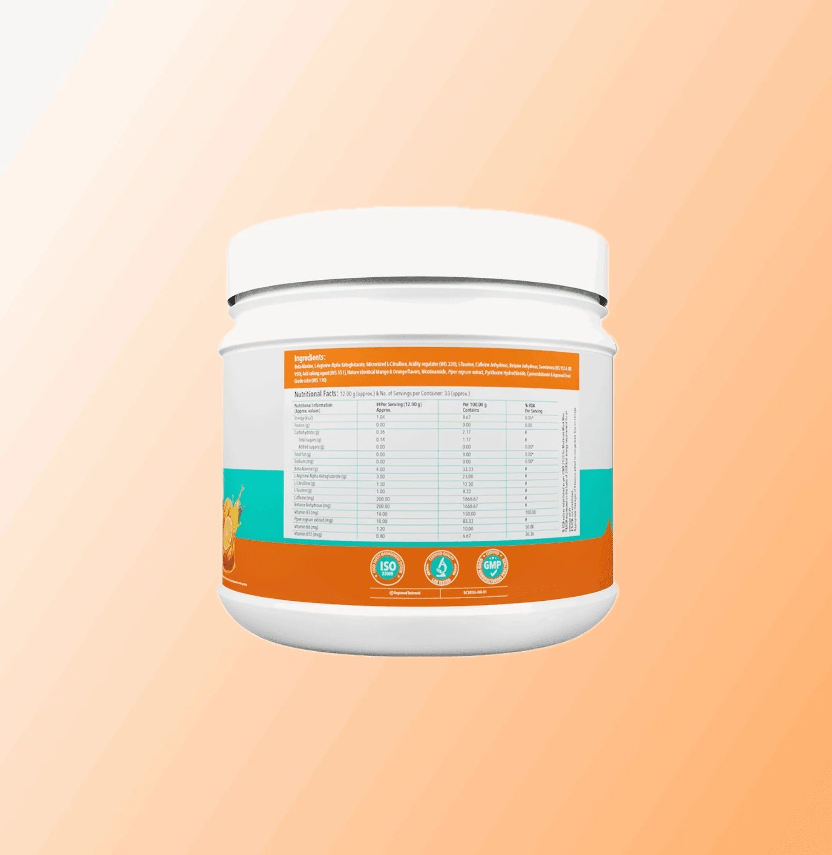 Proathlix Pre Workout (200mg Caffeine, 400gm) - Proathlix