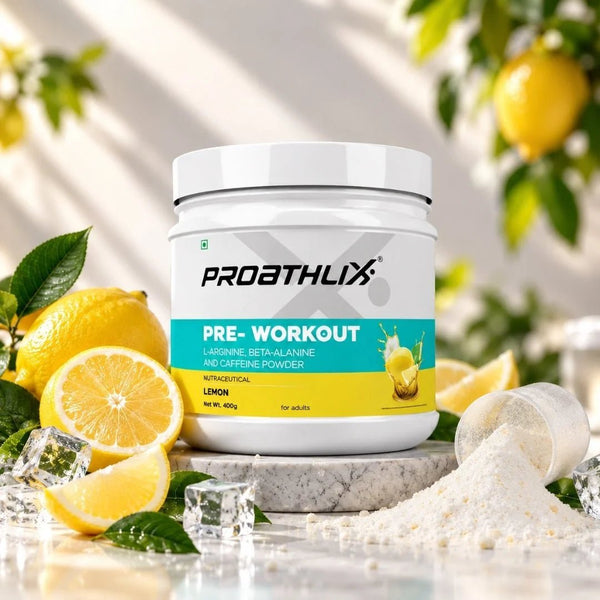 Proathlix Pre Workout (200mg Caffeine, 400gm) - Proathlix