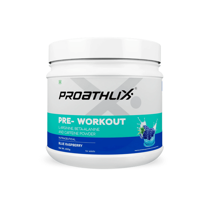 Proathlix Pre Workout (200mg Caffeine, 400gm) - Proathlix
