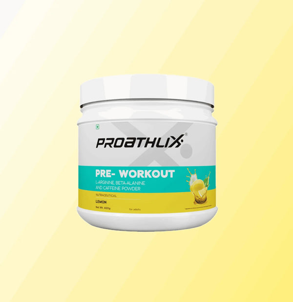 Proathlix Pre Workout (200mg Caffeine, 400gm) - Proathlix