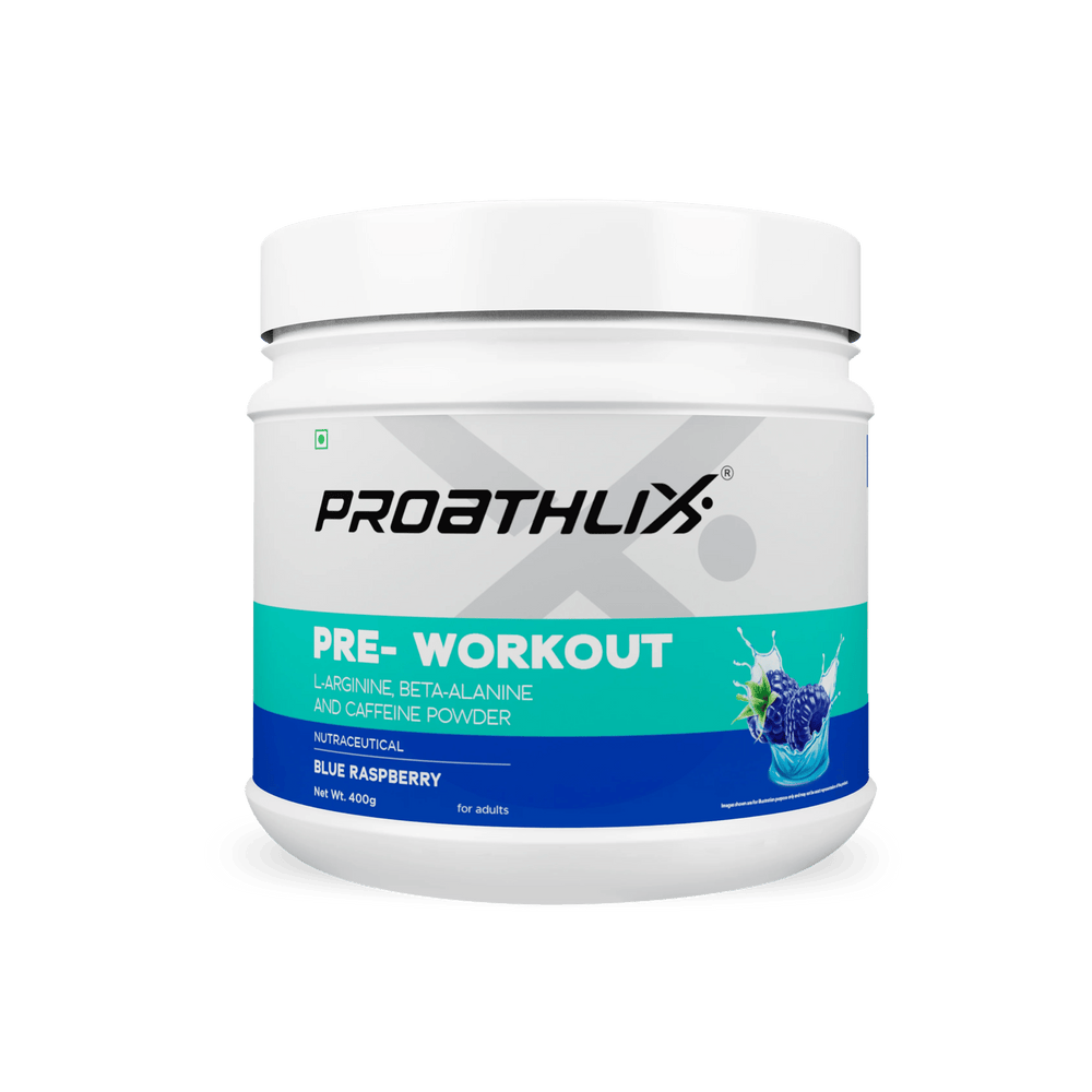 Proathlix Pre Workout (200mg Caffeine, 400gm) - Proathlix