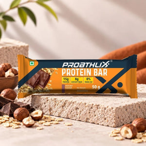 Proathlix Protein Bar (Pack of 6) with 15g Protein in 50g Bar - Proathlix