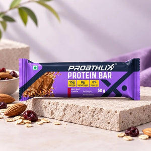 Proathlix Protein Bar (Pack of 6) with 15g Protein in 50g Bar - Proathlix